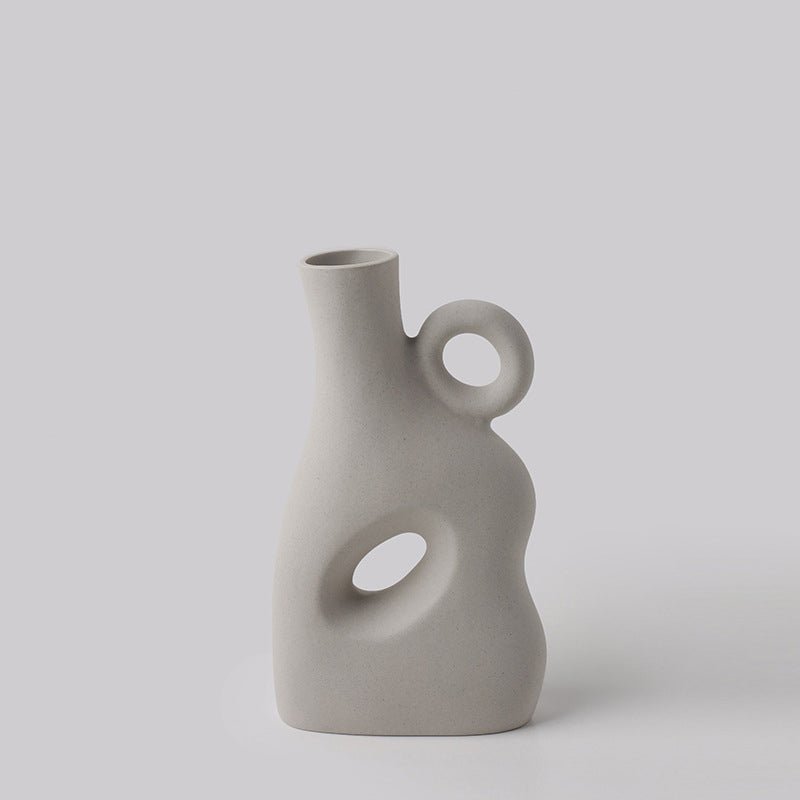 Ceramic Abstract Curves Vase - Artspire Home