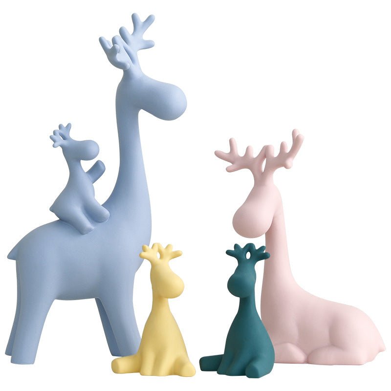 Ceramic Deer Family Set - Artspire Home