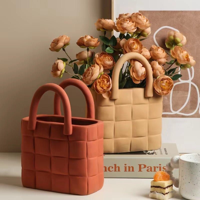 Ceramic Flower Basket - Artspire Home