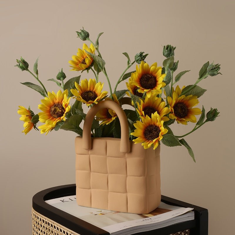 Ceramic Flower Basket - Artspire Home