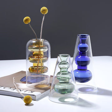 Coloured Glass Pot - Artspire Home