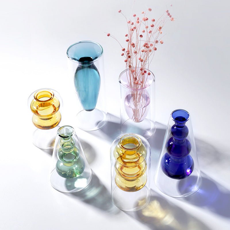 Coloured Glass Pot - Artspire Home