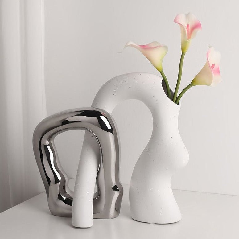 Contrast Flower Vase - Artspire Home