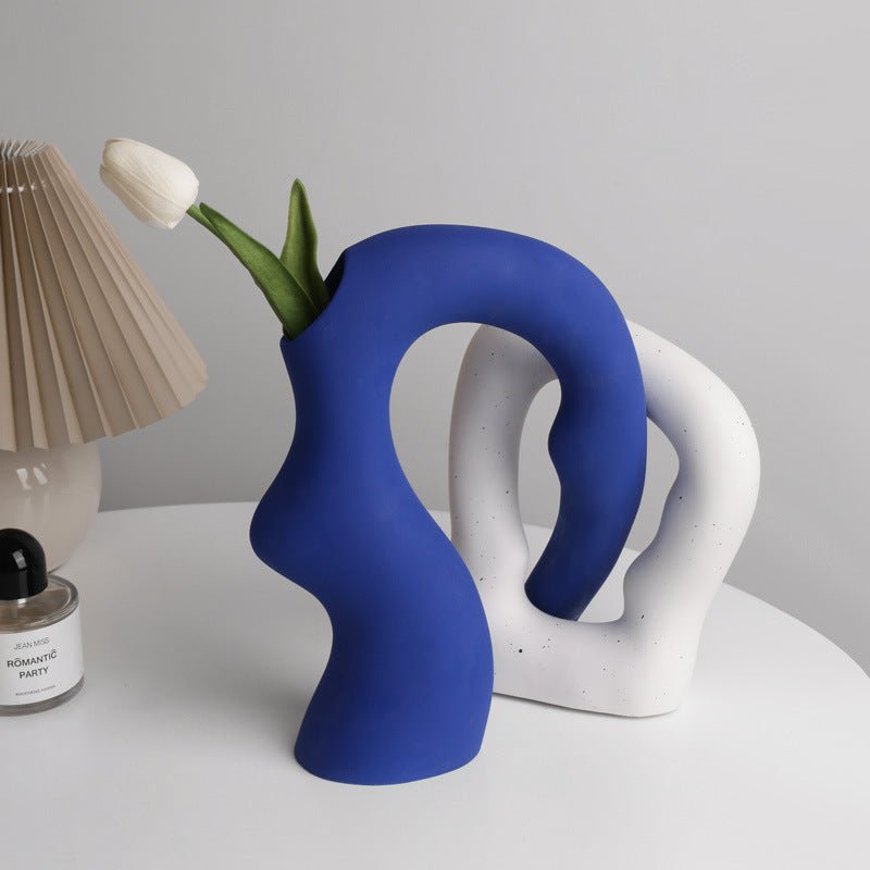 Contrast Flower Vase - Artspire Home