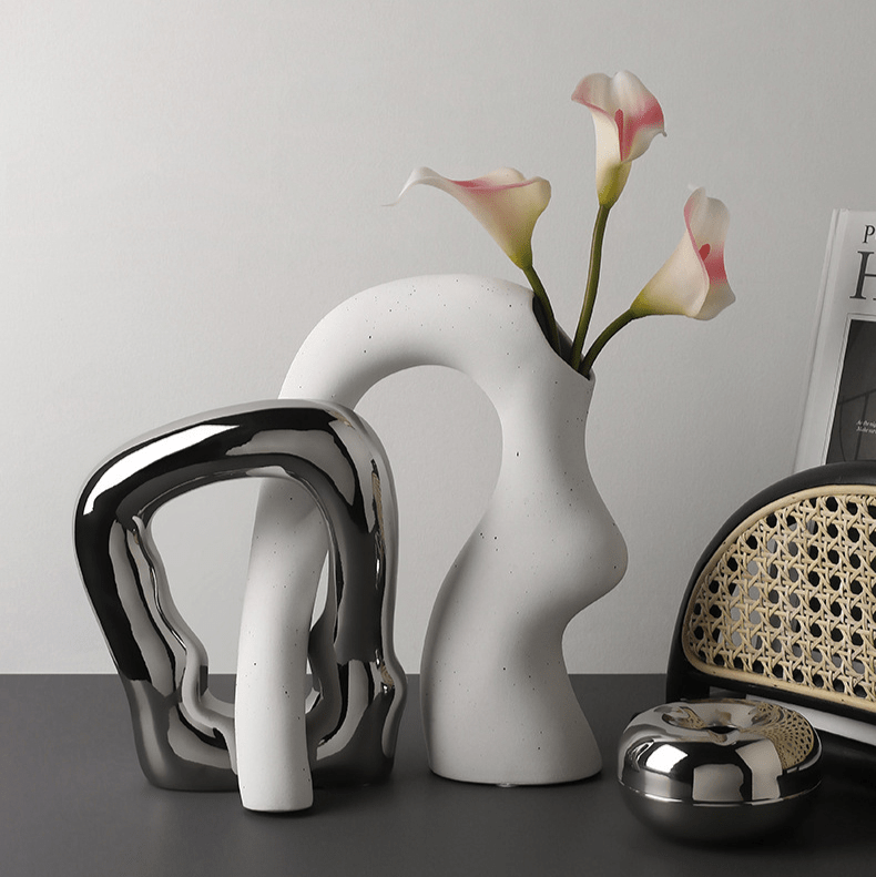Contrast Flower Vase - Artspire Home