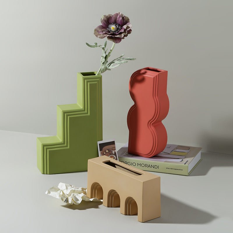 Geometric Flower Planters - Artspire Home