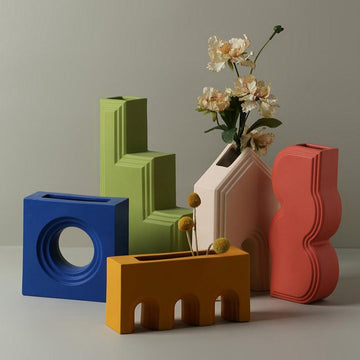 Geometric Flower Planters - Artspire Home