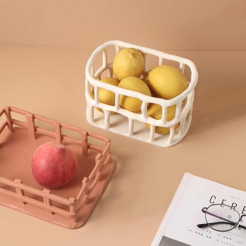 Resin Fruit Basket - Artspire Home