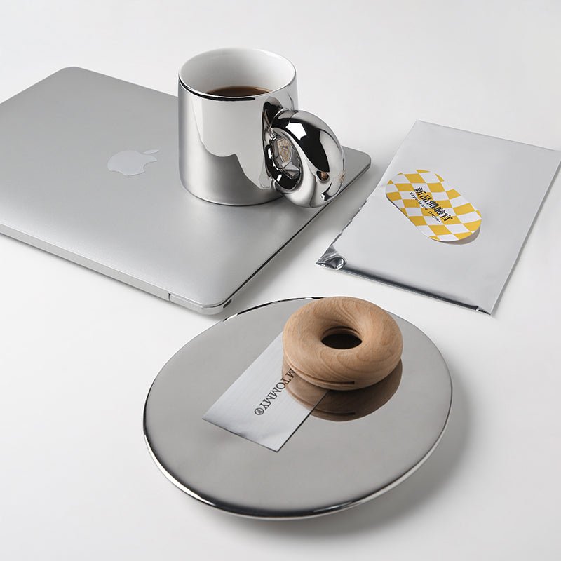 Silver - Plated Coffee Mug Set - Artspire Home